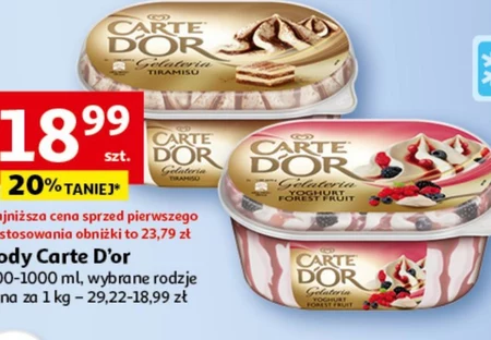 Carte D'Or Lody o smaku tiramisu 900 ml