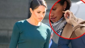 Meghan Markle przyłapana z plastrem antystresowym