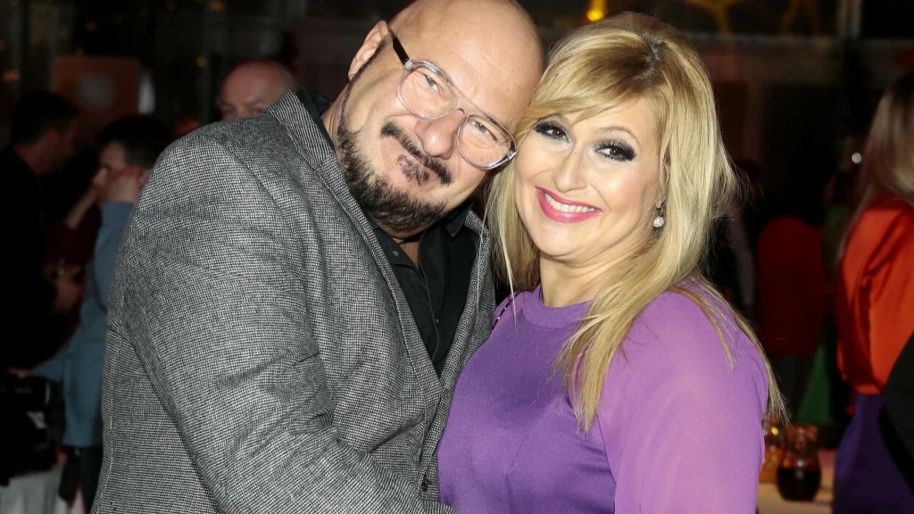 Piotr Gąsowski i Katarzyna Skrzynecka