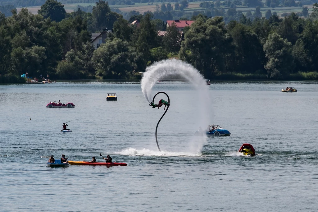 Zalew Kryspinów w Małopolsce