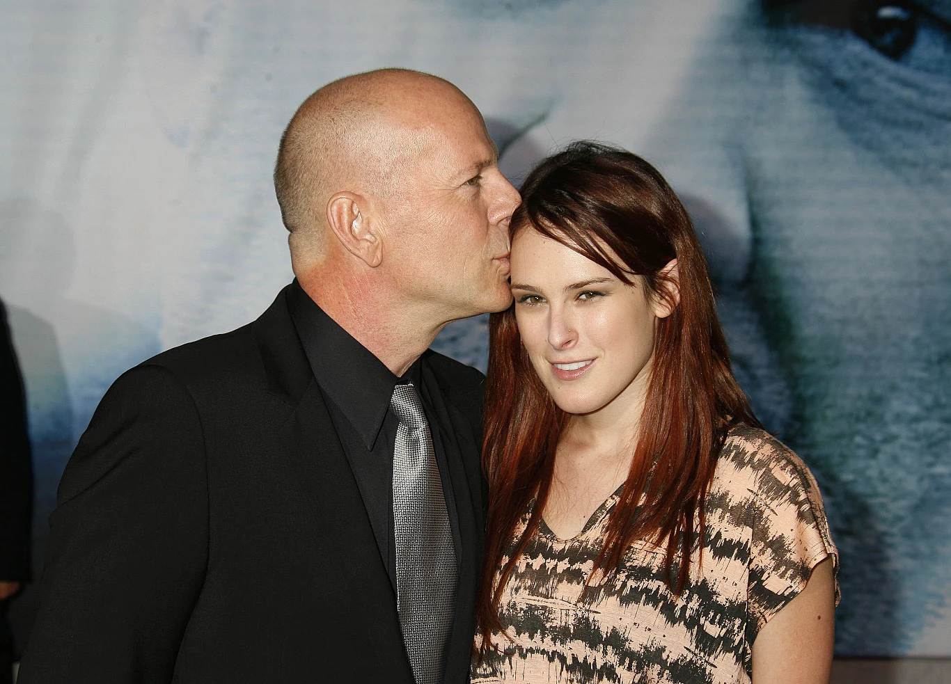 Bruce Willis ze swoją córką Rumer