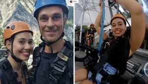 Żyła zabrał partnerkę na skocznię w Planicy. Wcale nie bez powodu [WIDEO]