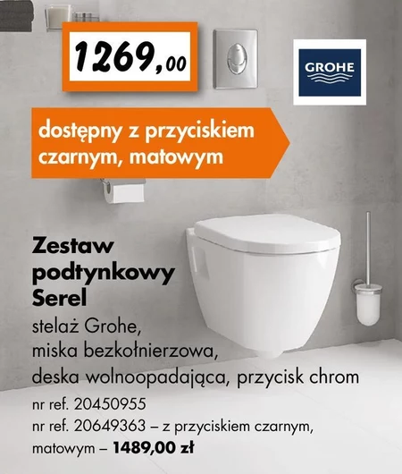 Zestaw podtynkowy Grohe
