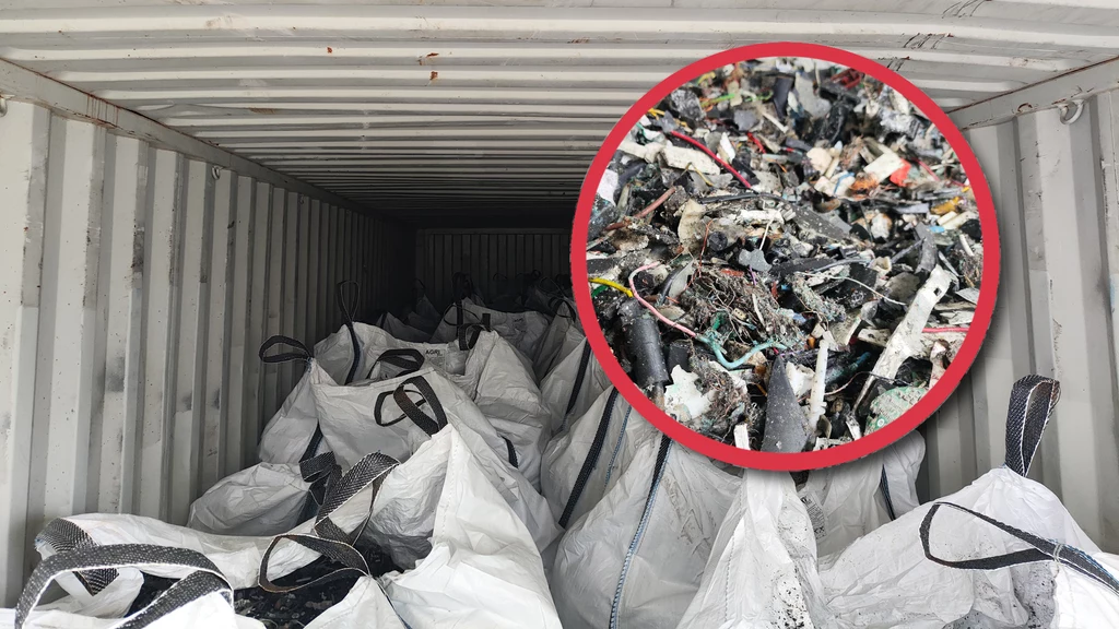 KAS zatrzymała nielegalny transport 22 ton odpadów. Zadeklarowano je jako metale nieżelazne, a w rzeczywistości był to rozdrobniony zużyty sprzęt elektroniczny