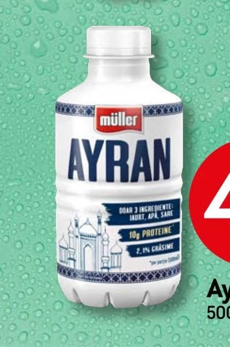 Müller Ayran Napój mleczny na bazie jogurtu 500 ml