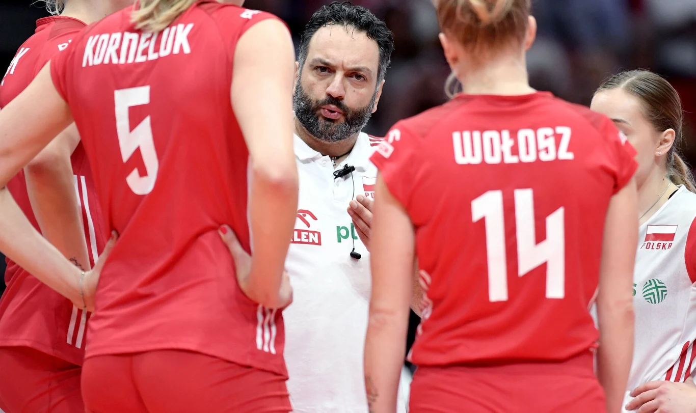 Stefano Lavarini i polskie siatkarki Stefano Lavarini i polskie siatkarki