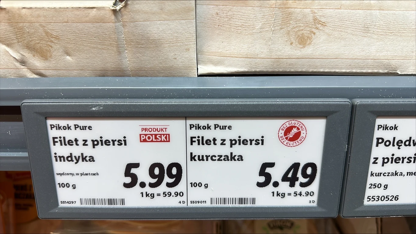 Lidl zmienił cenniki w całej Polsce. Dawne drukowane etykiety zastąpiły elektroniczne ekrany