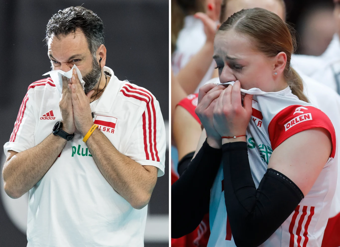 Reprezentacja Polski w siatkówkę. Na zdjęciu selekcjoner Stefano Lavarini oraz Maria Stenzel Reprezentacja Polski w siatkówkę. Na zdjęciu selekcjoner Stefano Lavarini oraz Maria Stenzel