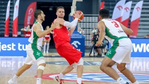 Mateusz Ponitka w meczu Polska - Portugalia