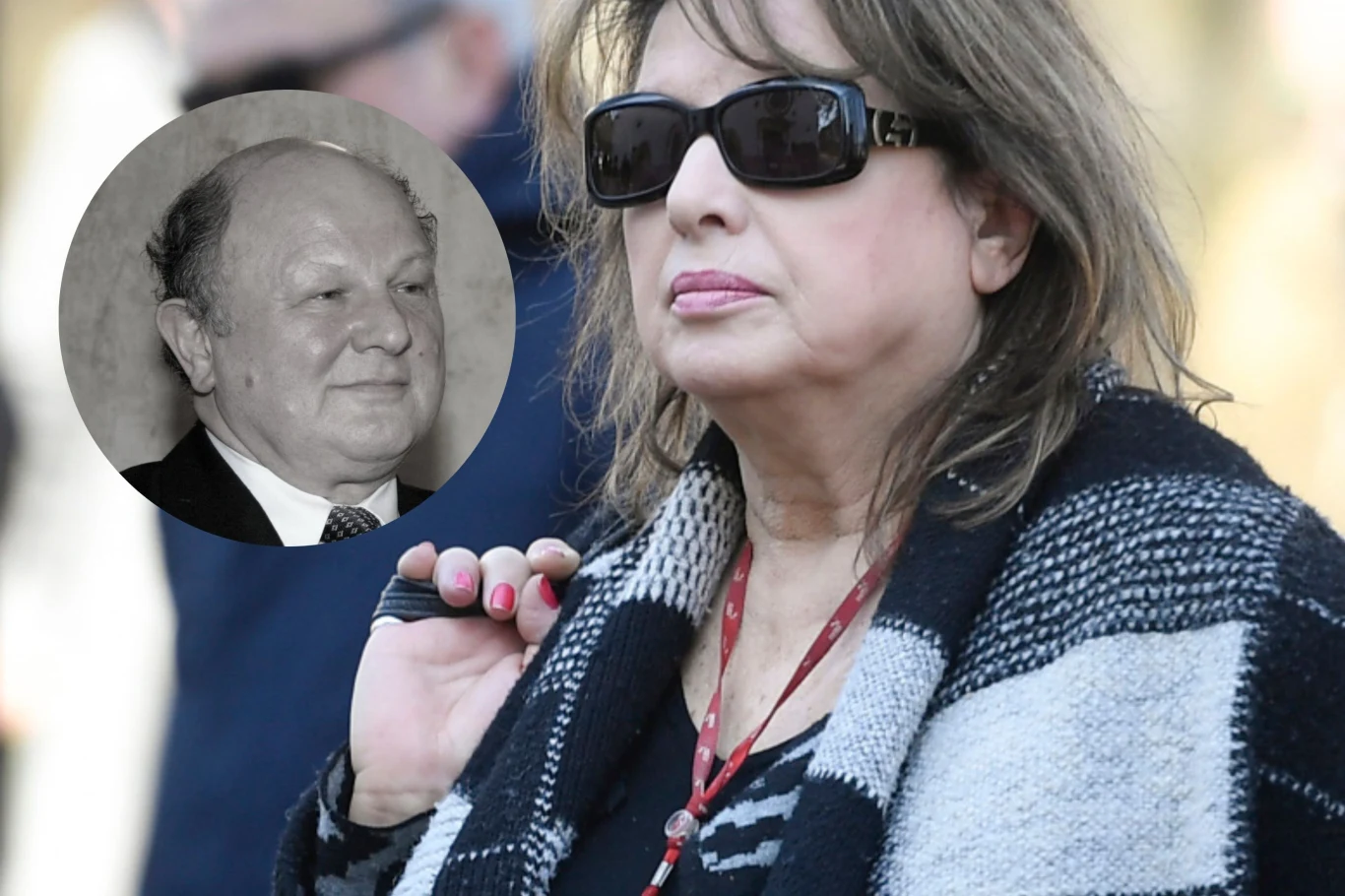 Marzena Trybała w żałobie Marzena Trybała w żałobie