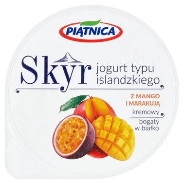 Piątnica Skyr Jogurt typu islandzkiego z mango i marakują 150 g - 1