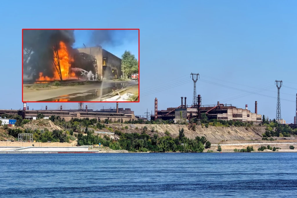 Wybuchł pożar w rosyjskiej fabryce w Wołgogradzie. Chodzi o zakłady metalurgiczn Wybuchł pożar w rosyjskiej fabryce w Wołgogradzie. Chodzi o zakłady metalurgiczn