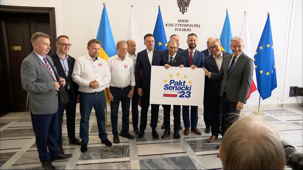 Konferencja liderów. Ogłoszono powstanie paktu senackiego Konferencja liderów. Ogłoszono powstanie paktu senackiego
