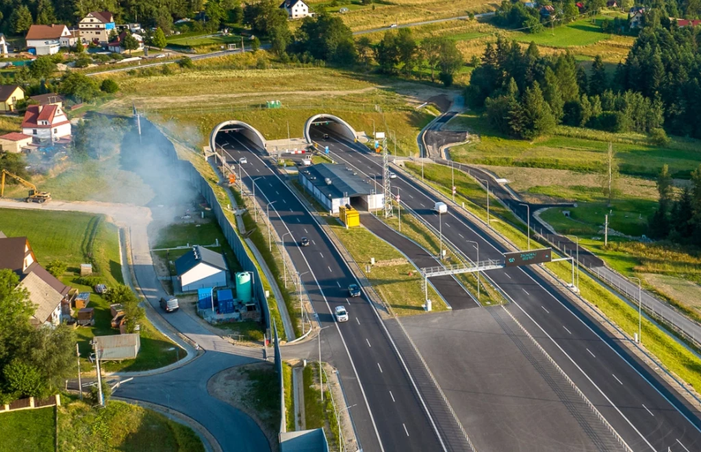 Prawdziwy rekord tunelu na Zakopiance Fot. Krzysztof Nalewajko 