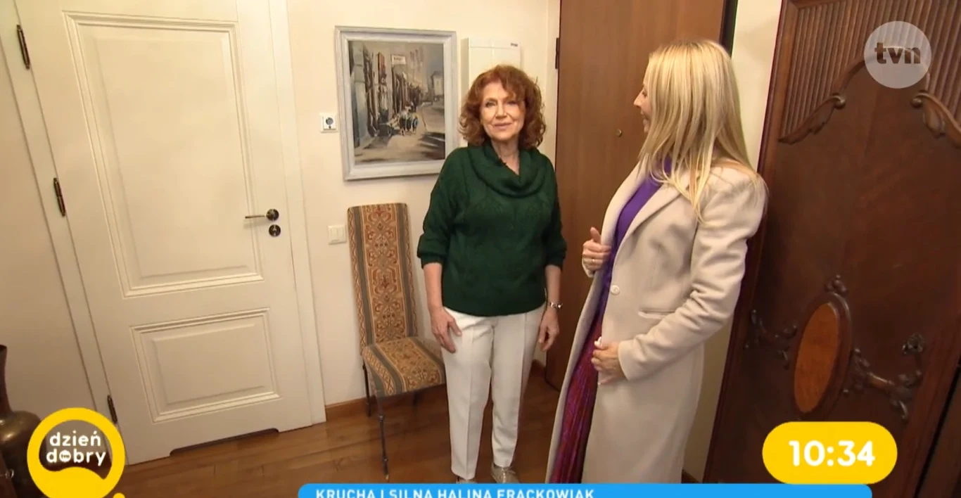 Halina Frąckowiak w "Dzień dobry TVN"