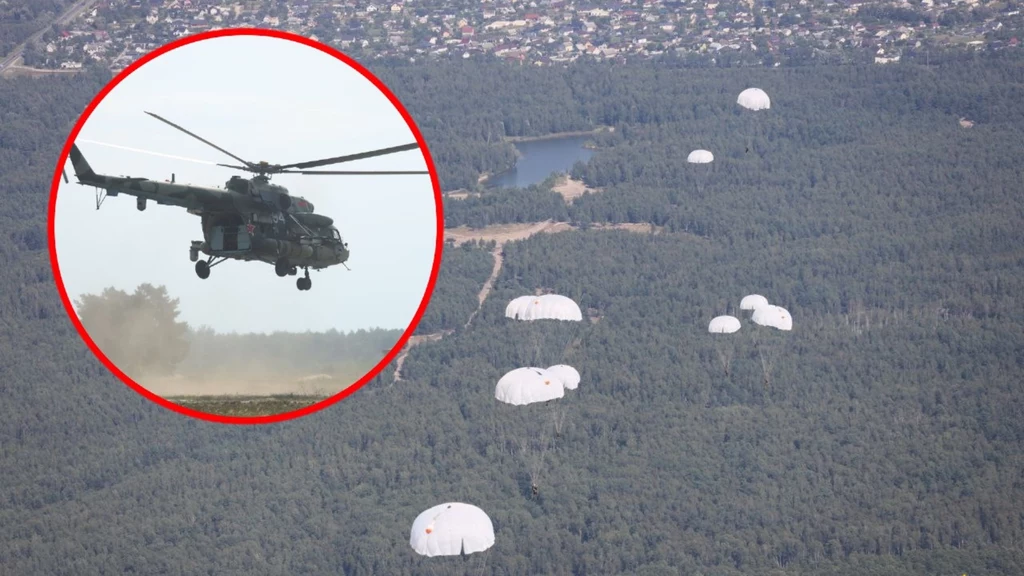 Białoruscy spadochroniarze lądowali niedaleko polskiej granicy Białoruscy spadochroniarze lądowali niedaleko polskiej granicy