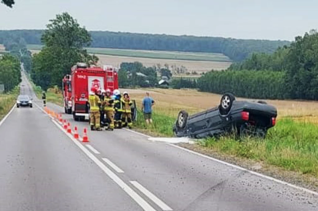 Wsiadł za kółko, bo czuł się dobrze. Przejażdżkę skończył w rowie