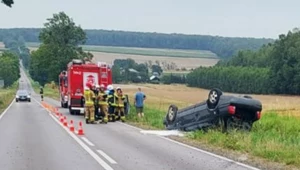 Myślał, że z niego "zeszło". Kiedy dachował, był jeszcze srogo "dziabnięty"