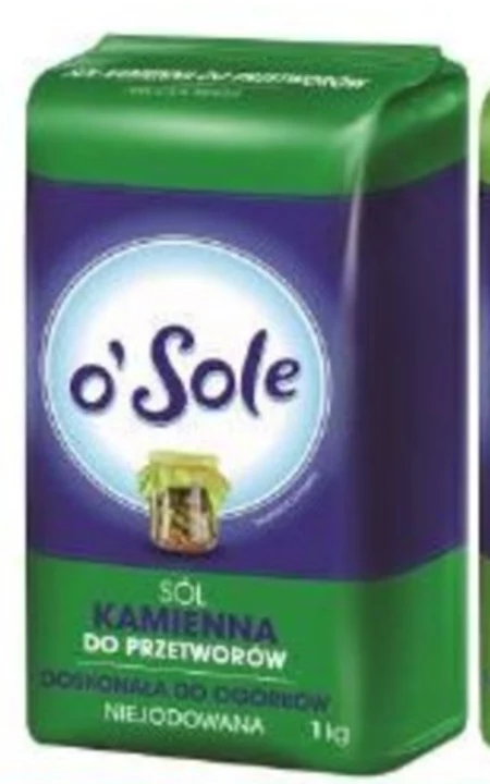 o'Sole Sól kamienna do przetworów niejodowana 1 kg