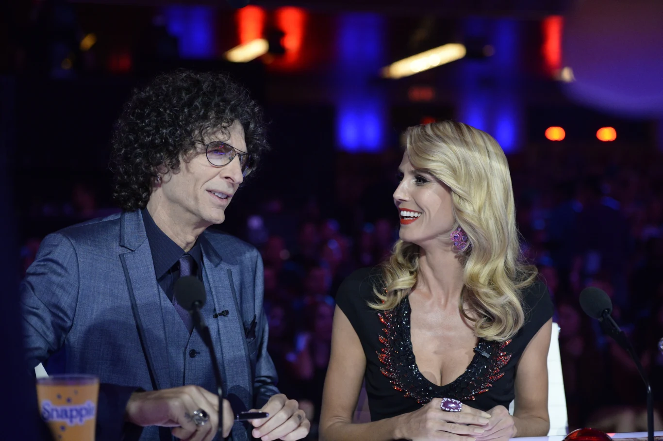 Howard Stern w towarzystwie Heidi Klum Howard Stern w towarzystwie Heidi Klum