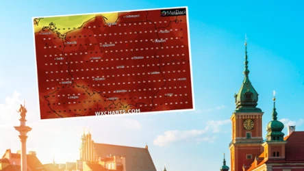 W sobotę trzeba się liczyć z upałami w większości kraju, w tym w Warszawie. Według prognoz IMGW nie zabraknie również burz