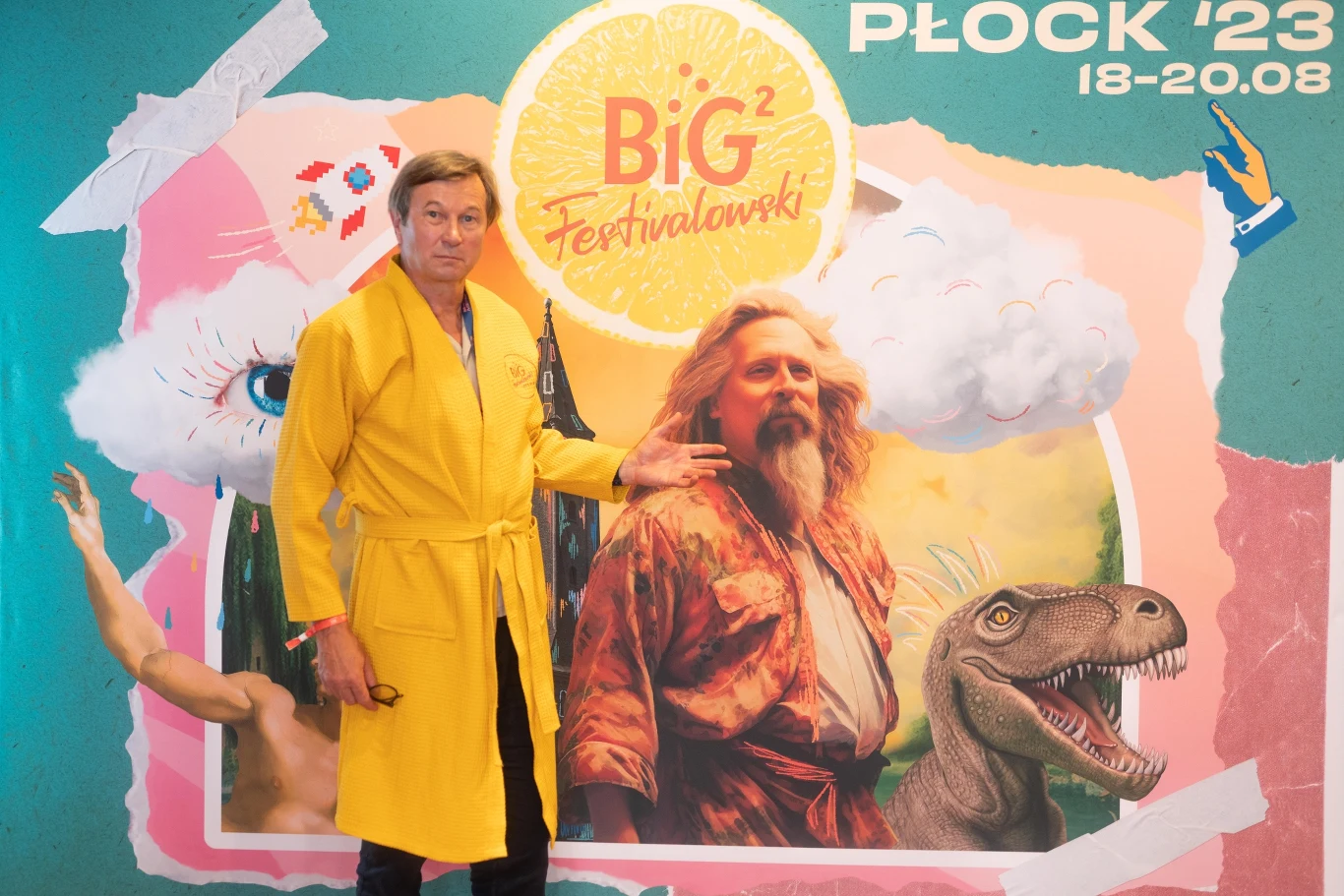 Piotr Cyrwus podczas 2. edycji Big Festivalowskiego Piotr Cyrwus podczas 2. edycji Big Festivalowskiego