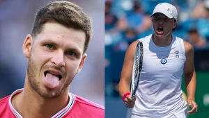 Hubert Hurkacz i Iga Świątek