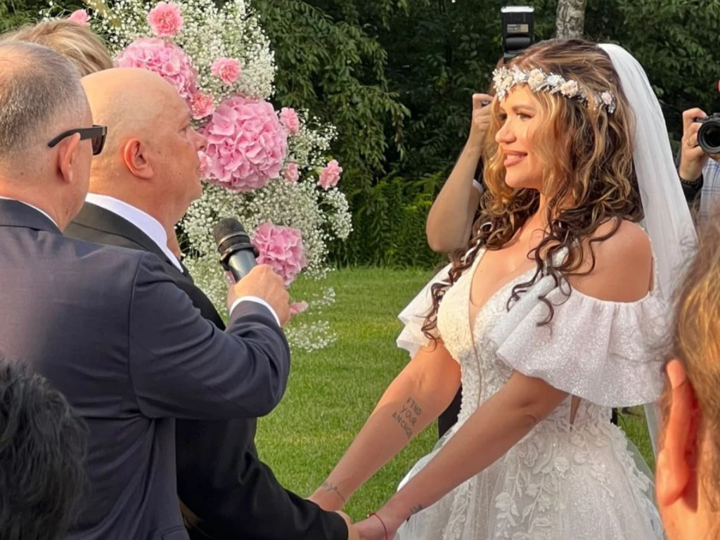 Krzysztof Skiba i Karolina Kempińska już po ślubie Krzysztof Skiba i Karolina Kempińska już po ślubie