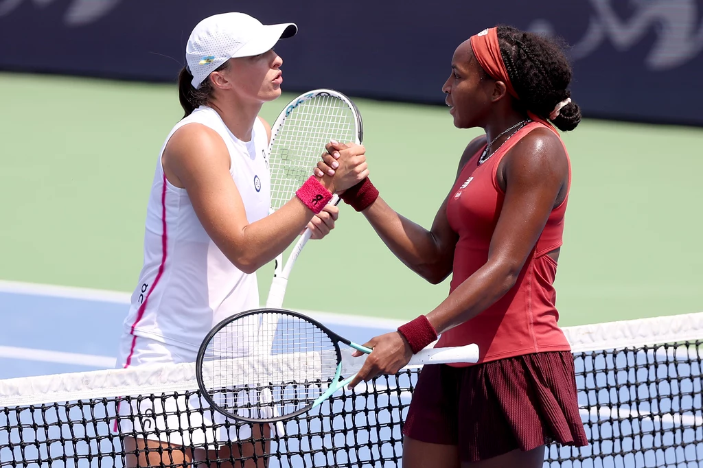 Iga Świątek i Coco Gauff Iga Świątek i Coco Gauff