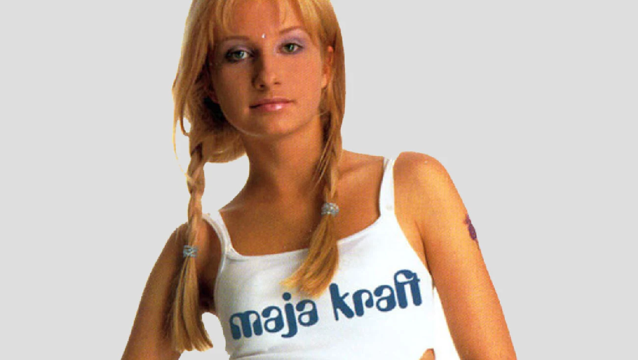 Maja Kraft na okładce płyty "Moje skrzydła" Maja Kraft na okładce płyty "Moje skrzydła"