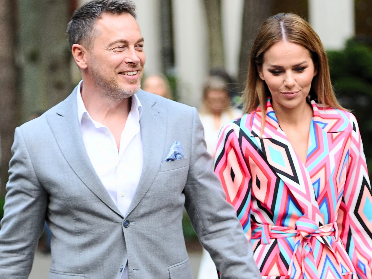 Paulina Sykut-Jeżyna z mężem Piotrem Paulina Sykut-Jeżyna z mężem Piotrem