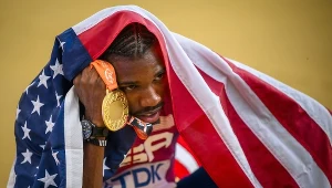 Noah Lyles - król dwustu metrów został królem także i na stu