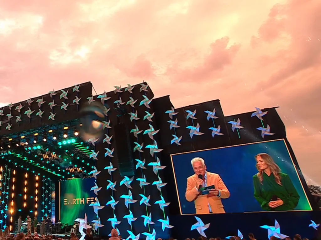 Jarosław Kret, Dominika Tarczyńska na Earth Festival 2023 w Uniejowie Jarosław Kret, Dominika Tarczyńska na Earth Festival 2023 w Uniejowie