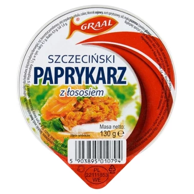 Graal Szczeciński paprykarz z łososiem 130 g - 1