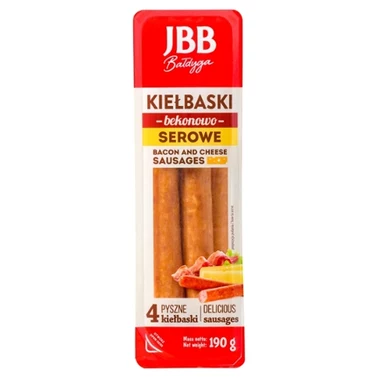 JBB Bałdyga Kiełbaski bekonowo serowe 190 g - 1