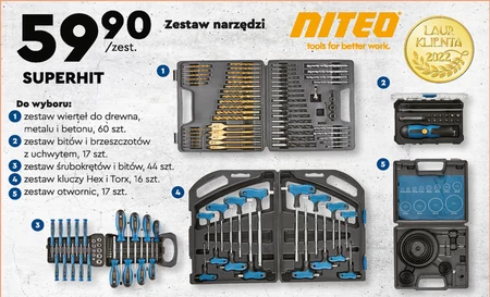 Zestaw narzędzi Niteo