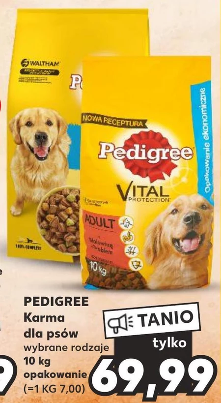 Pedigree Vital Protection Adult z wołowiną & drobiem Karma pełnoporcjowa 10 kg