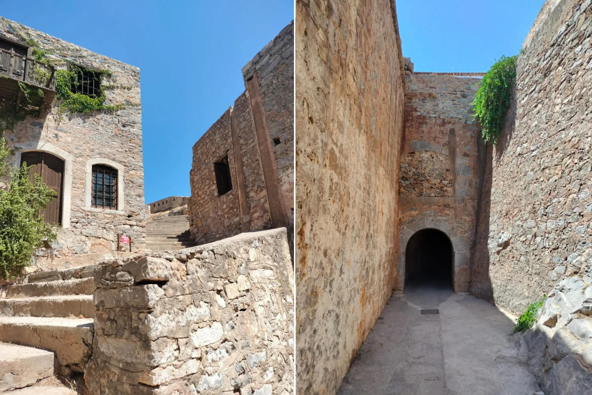 Uliczki na Spinalonga Uliczki na Spinalonga