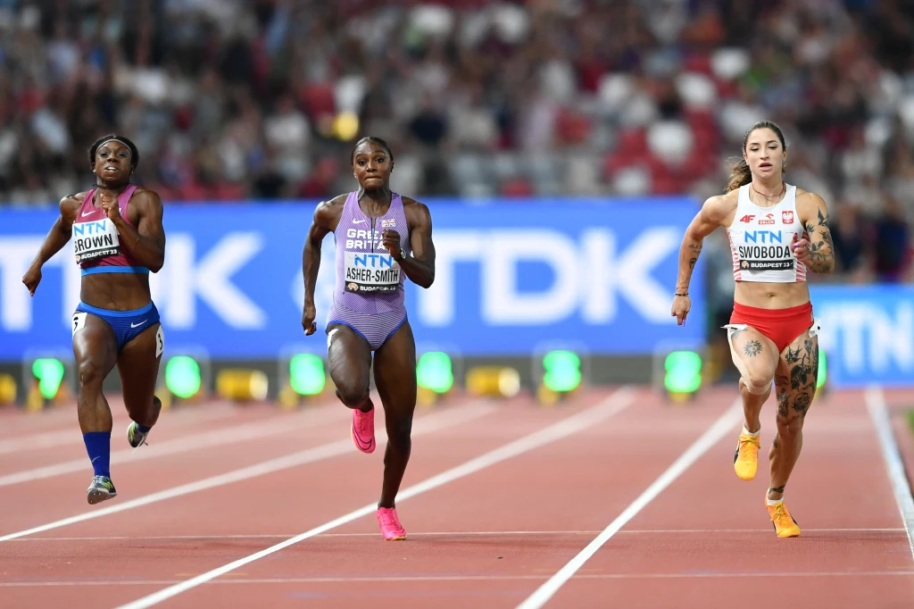 Ewa Swobida w finale lekkoatletycznych MŚ w biegu na 100 metrów