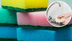 Wiesz, że kolor gąbki do naczyń ma znaczenie? Sprawdź, jak prawidłowo z nich korzystać