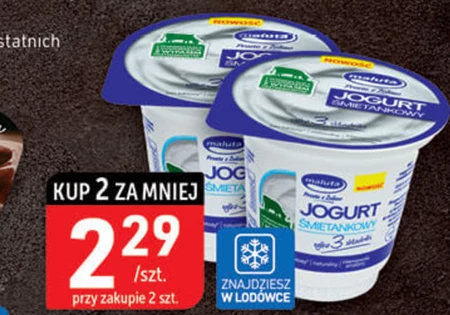 Maluta Jogurt śmietankowy naturalny bez laktozy 220 g