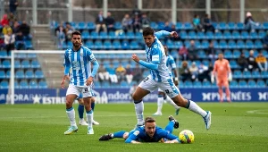 Malaga CF w meczu z Androrra FC