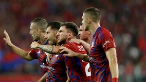 Piłkarze Rakowa w meczu z FC Kopenhaga
