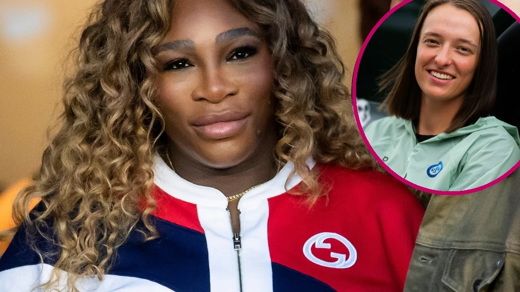 Serena Williams i Iga Świątek
