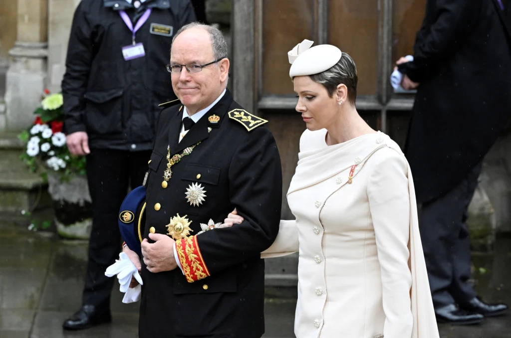 Księżna Charlene i książę Albert Księżna Charlene i książę Albert