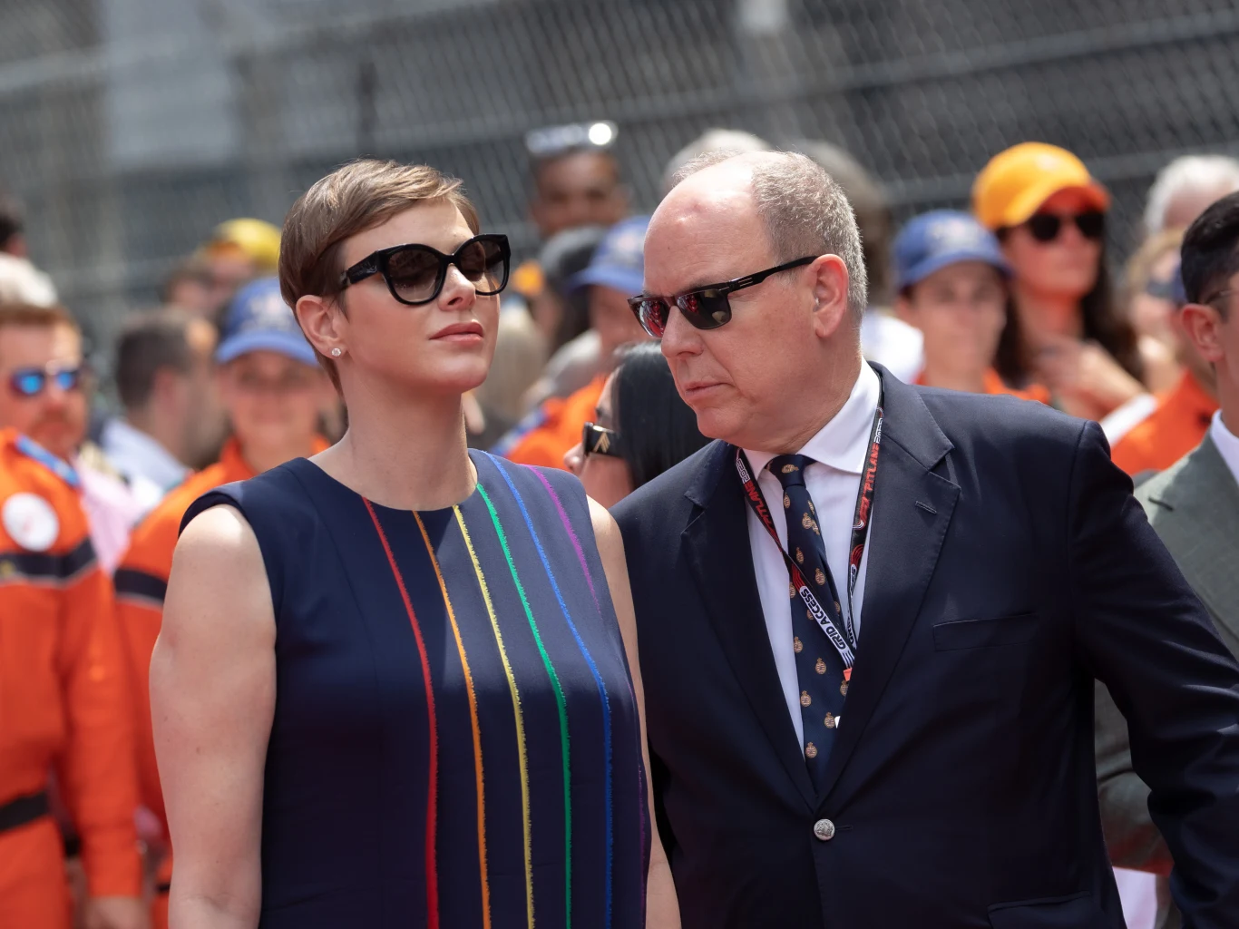 Księżna Charlene i książę Albert