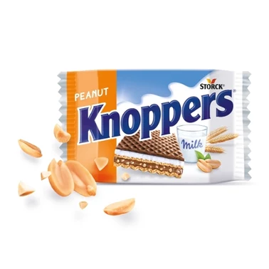 Knoppers Peanut Wafelek mleczno-orzeszkowy 25 g - 0