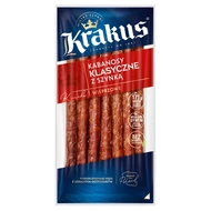 Krakus Kabanosy klasyczne z szynką 180 g