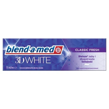 Blend-a-med 3D White Classic Fresh Pasta do zębów 75ml - 0