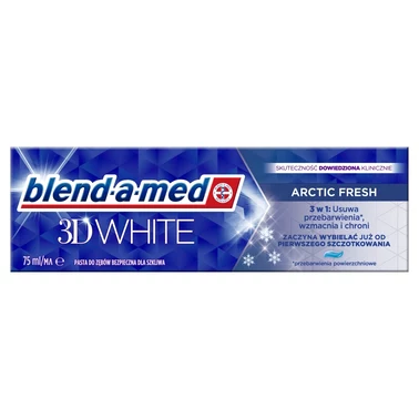 Blend-a-med 3D White Arctic Fresh Pasta do zębów 75ml - 2